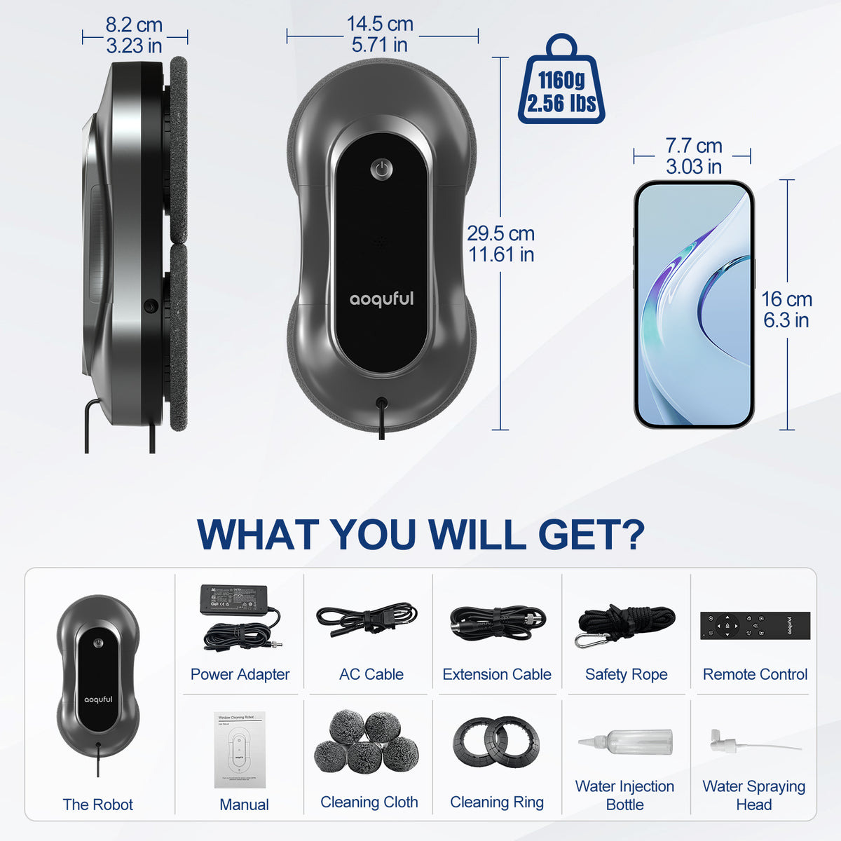 YW160 Window Cleaning Robot